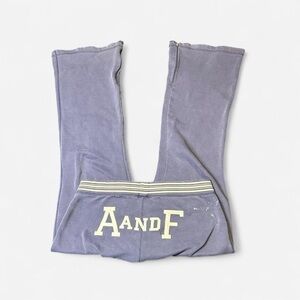 Abercrombie & Fitch navy blue sweats